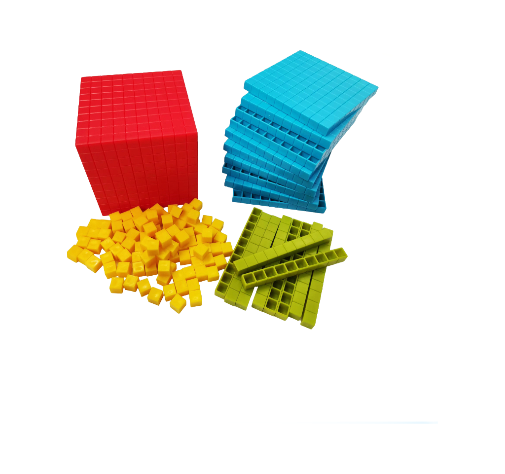 Custom Logo Base 10 Mathematics Toys - Injection Molded Plastic Learning Resources for Schools