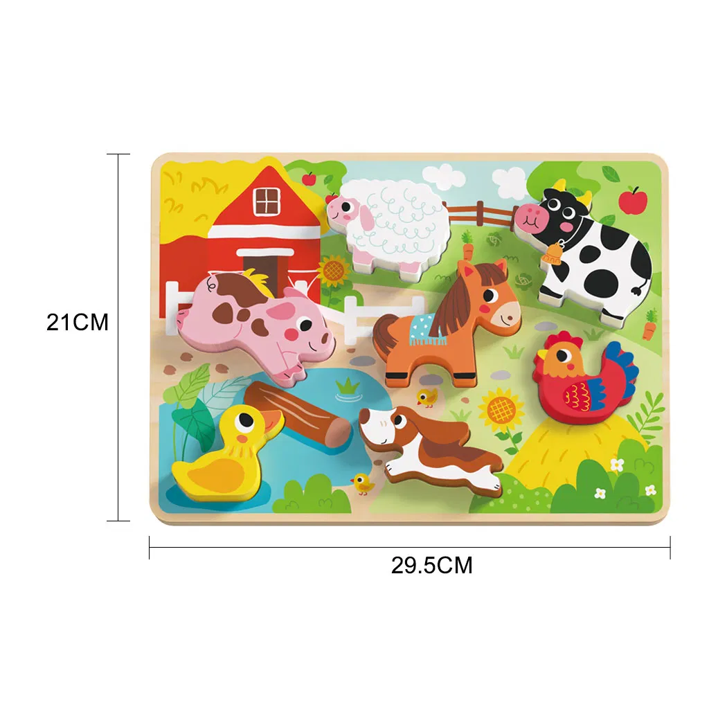 Wholesale TH636 Children's Wooden Puzzle - 1000PCS MOQ with Custom Design Options