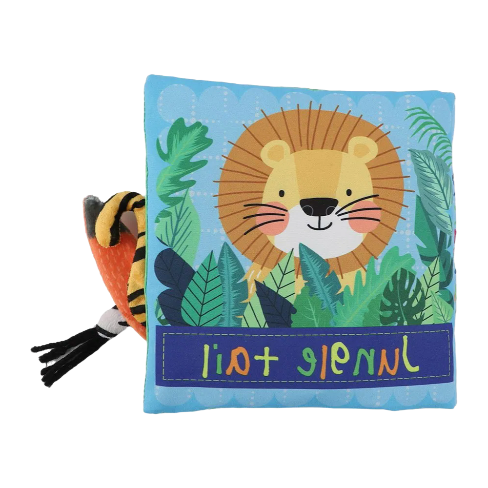 Factory Supply Baby Sensory Cloth Book with Noisy Paper Mirror Custom Design Available