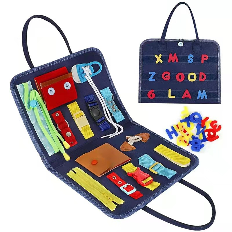 Wholesale Montessori Felt Busy Board for Toddlers - Color Matching Learning Toy for Kids 1-6 Years