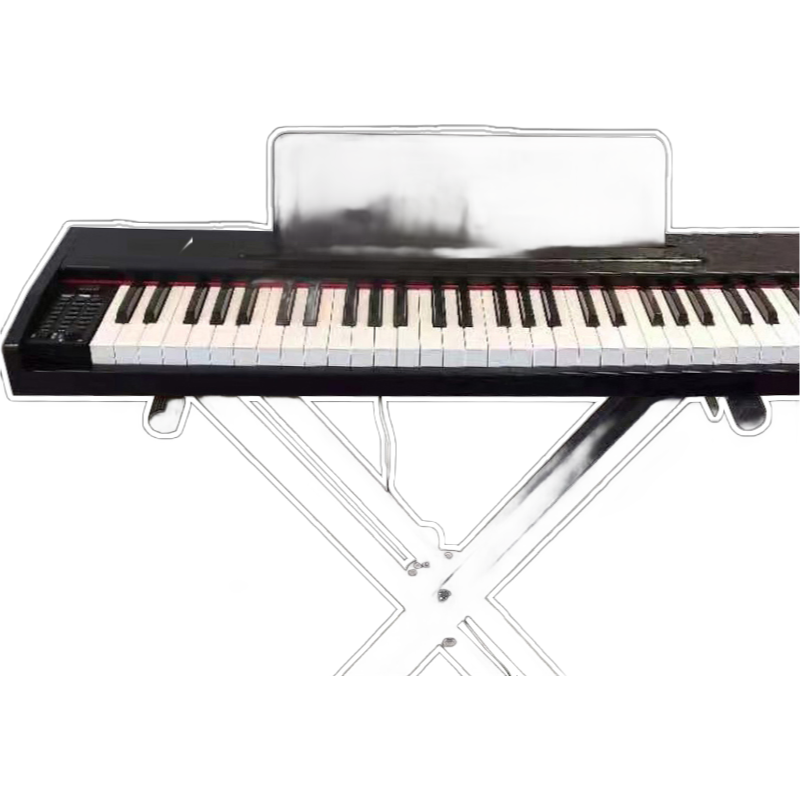 61 Key Wooden Electric Keyboard Piano Toy for Early Childhood Music Education - Premium Learning Instrument