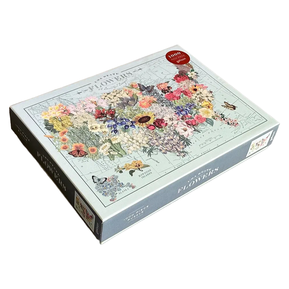 Custom 1000-Piece Flower Jigsaw Puzzle - Educational Kids Floor Puzzle Toy with High-Quality Printing