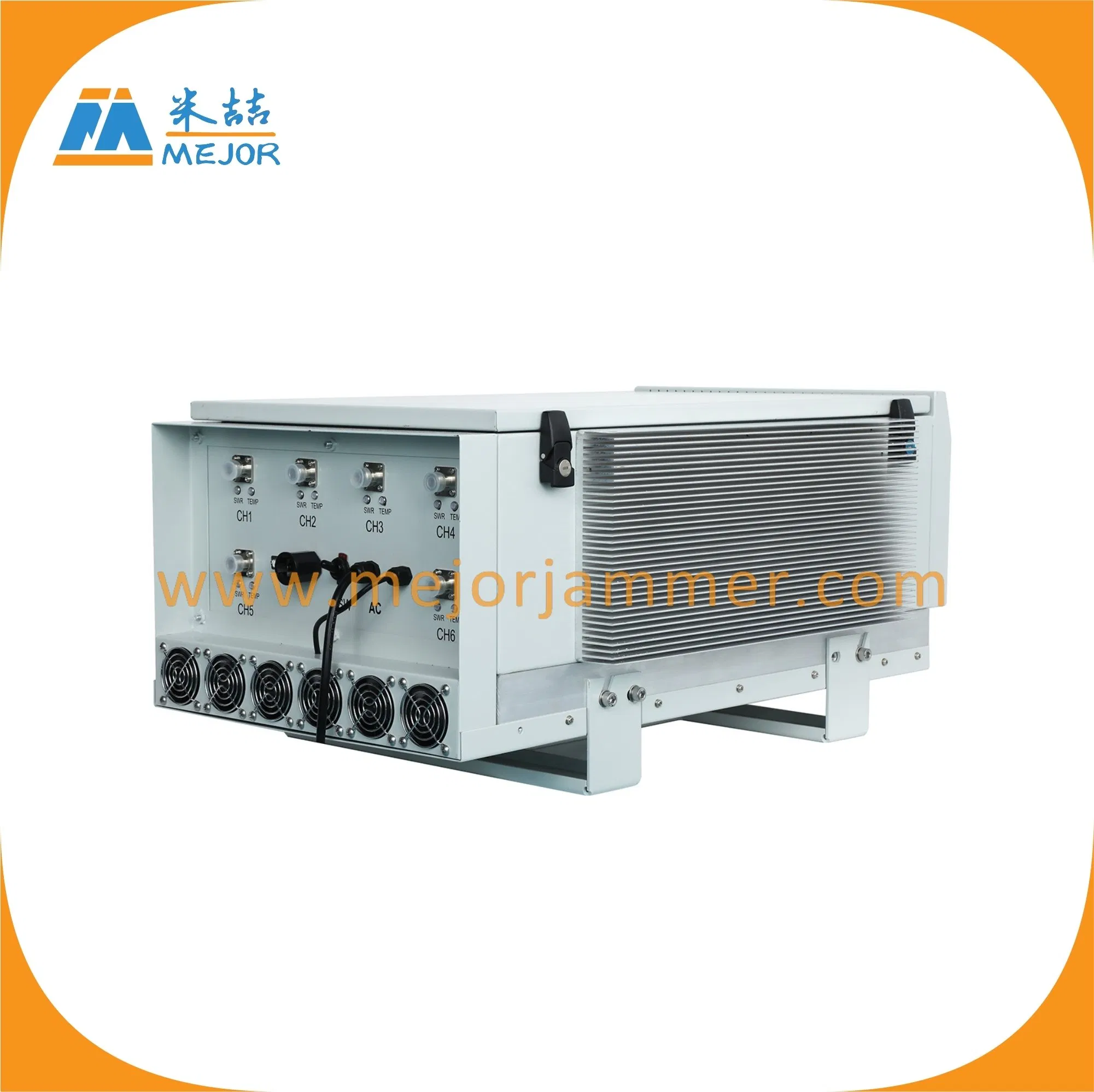 100W 6-Band Anti-UAV Drone Jammer – CE Marked 1pc MOQ