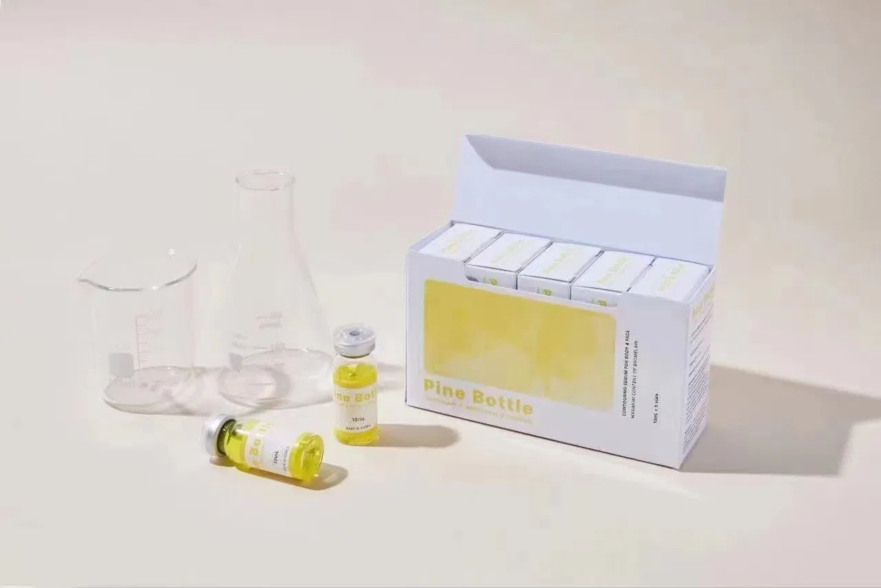 Aesthetic Salon 5*10ml Pine Bottle Liquid Fat Dissolver Research Solution – Wholesale MOQ 50pcs, CE OEM Available