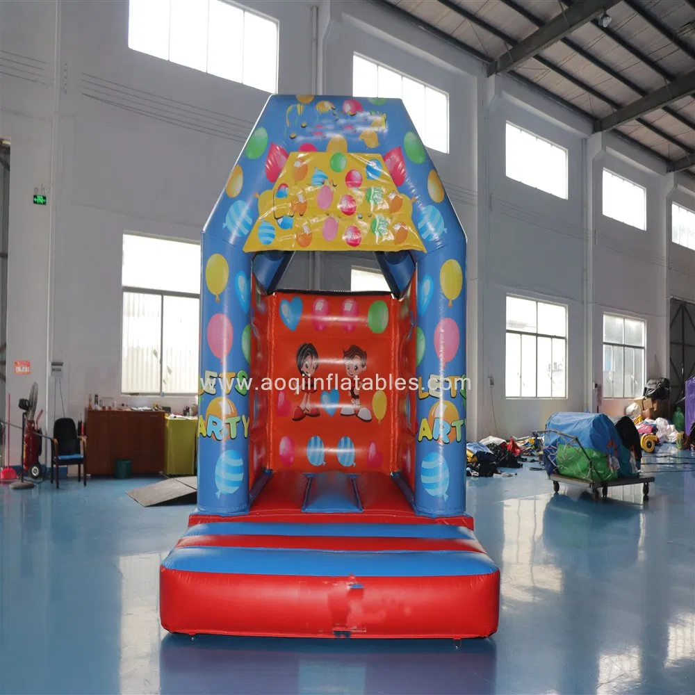 5X6m 0.55mm PVC Inflatable Bounce Castle – 5-7Y Amusement Park Use, CE EN14960, MOQ 1PC Factory Direct