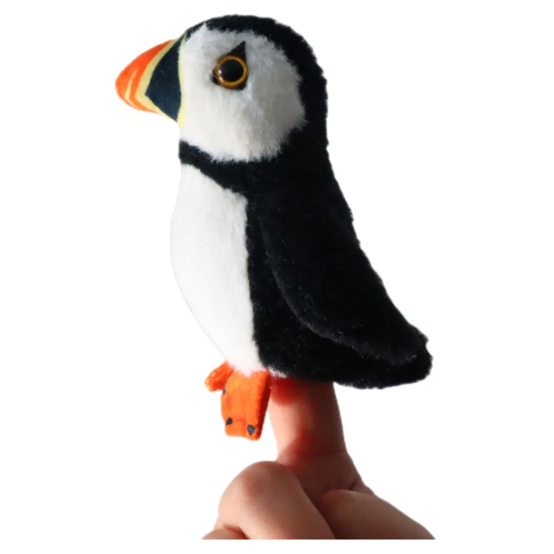 12CM Puffin Plush Finger Puppet for Agricultural Use – CE Certified, 3-4 Day Sample, Custom Bulk OEM Supply