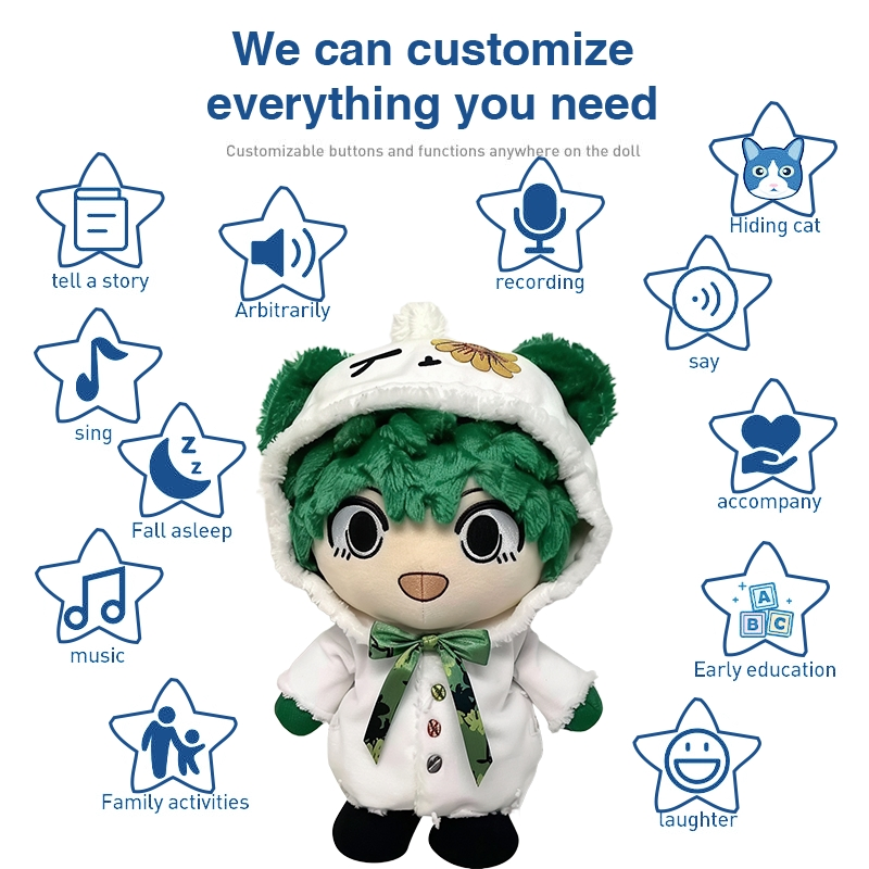 Custom Plush Doll 30-40PC/Carton – Hand-Made CE Certified, OEM Supported