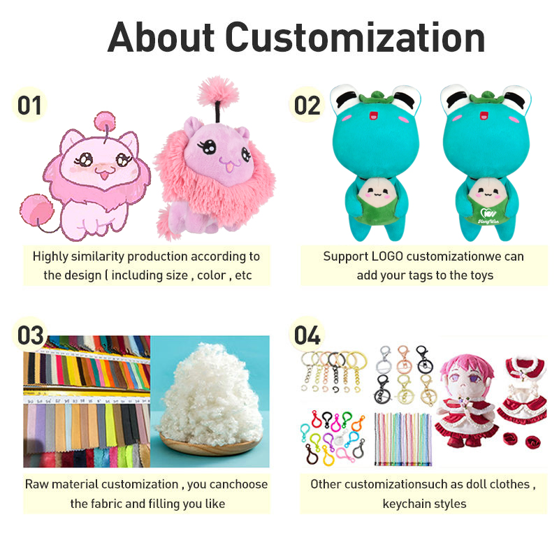 Custom Plush Doll 30-40PC/Carton – Hand-Made CE Certified, OEM Supported