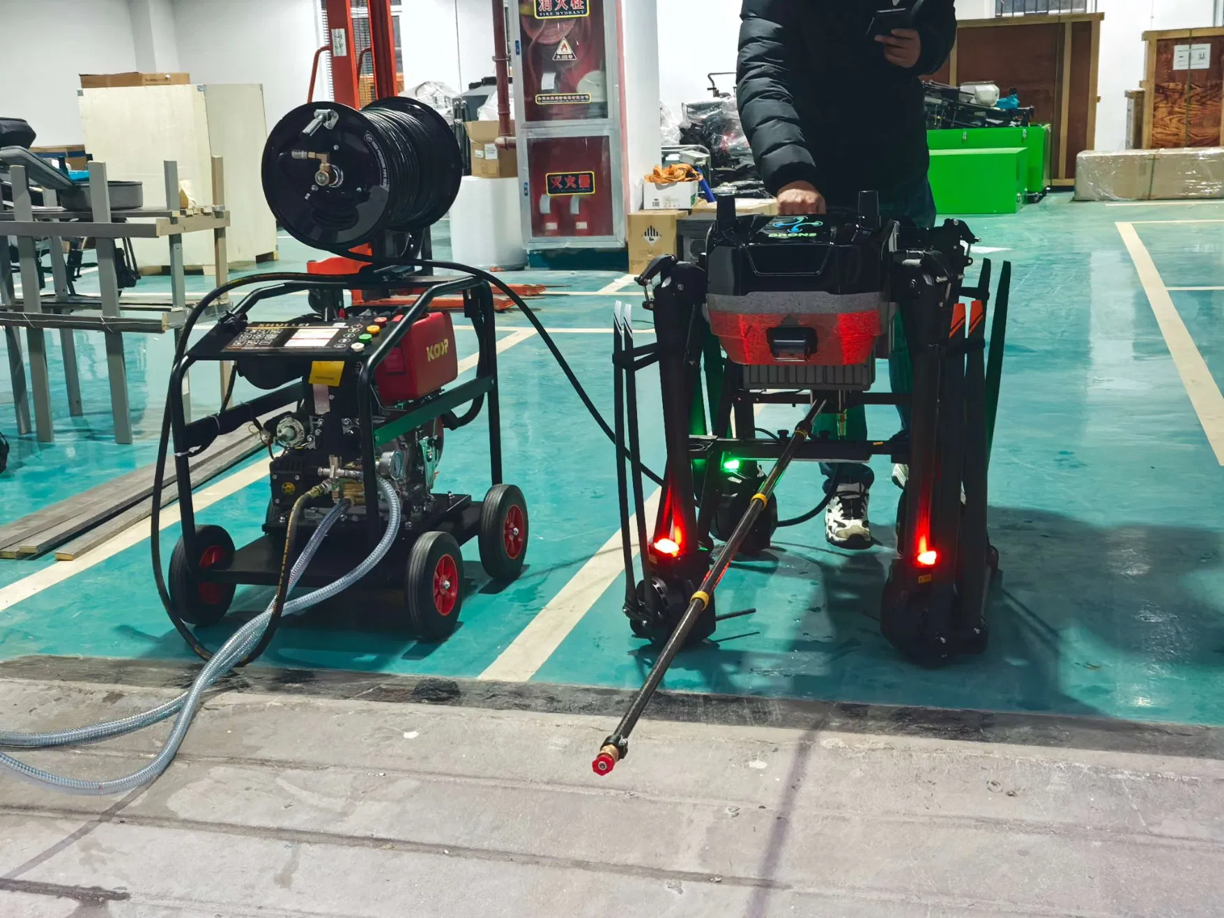 Factory Direct Automatic Solar Panel Cleaning Drone JT150 – 50L Max Liquid Load, CE, MOQ 1pc, Trusted 500+ Global Buyers
