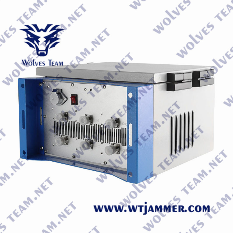 Long Stable Shelf Life, Easy Boxed Storage 6-Band 1805~1880MHz Outdoor Signal Jammer 300m Max Shield Range