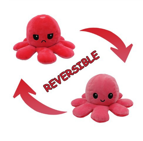 20cm MOQ 50pcs Reversible Octopus Plush Toy Ships from EU Warehouse – Fast Local Delivery, No Import Delay