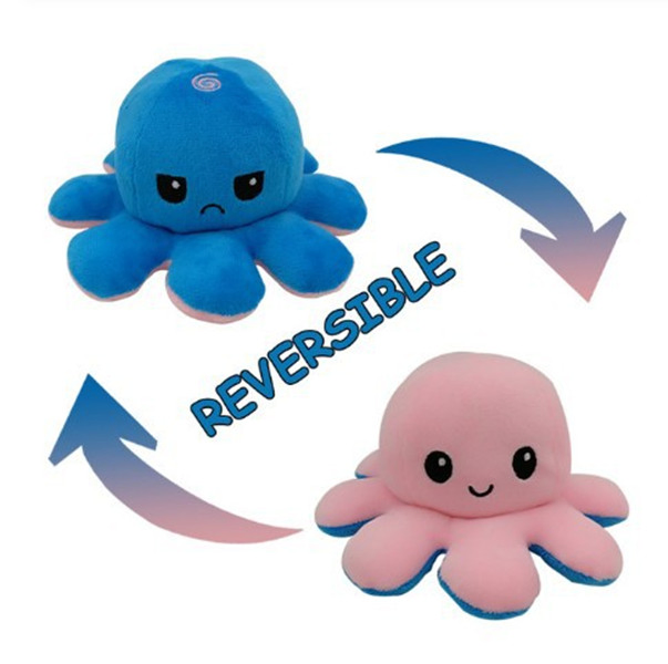 20cm MOQ 50pcs Reversible Octopus Plush Toy Ships from EU Warehouse – Fast Local Delivery, No Import Delay