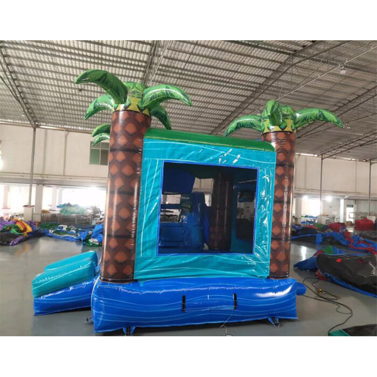 Cosmetic Brand 0.6mm PVC Tarpaulin Inflatable Bouncer Slide – CE Certified, Customizable, Full Accessories Included