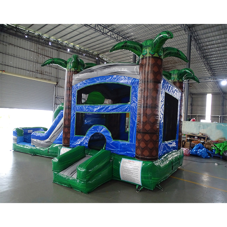 Cosmetic Brand 0.6mm PVC Tarpaulin Inflatable Bouncer Slide – CE Certified, Customizable, Full Accessories Included