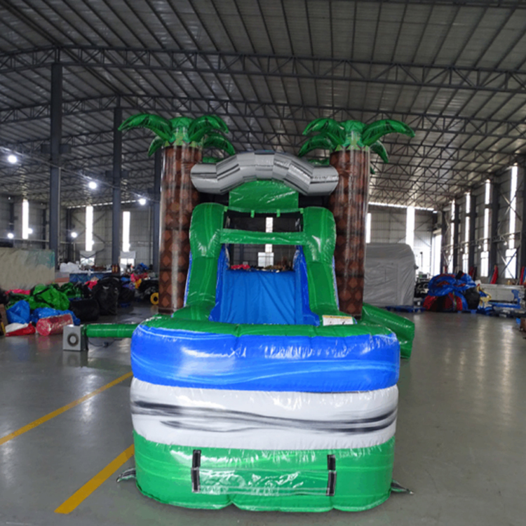 Cosmetic Brand 0.6mm PVC Tarpaulin Inflatable Bouncer Slide – CE Certified, Customizable, Full Accessories Included