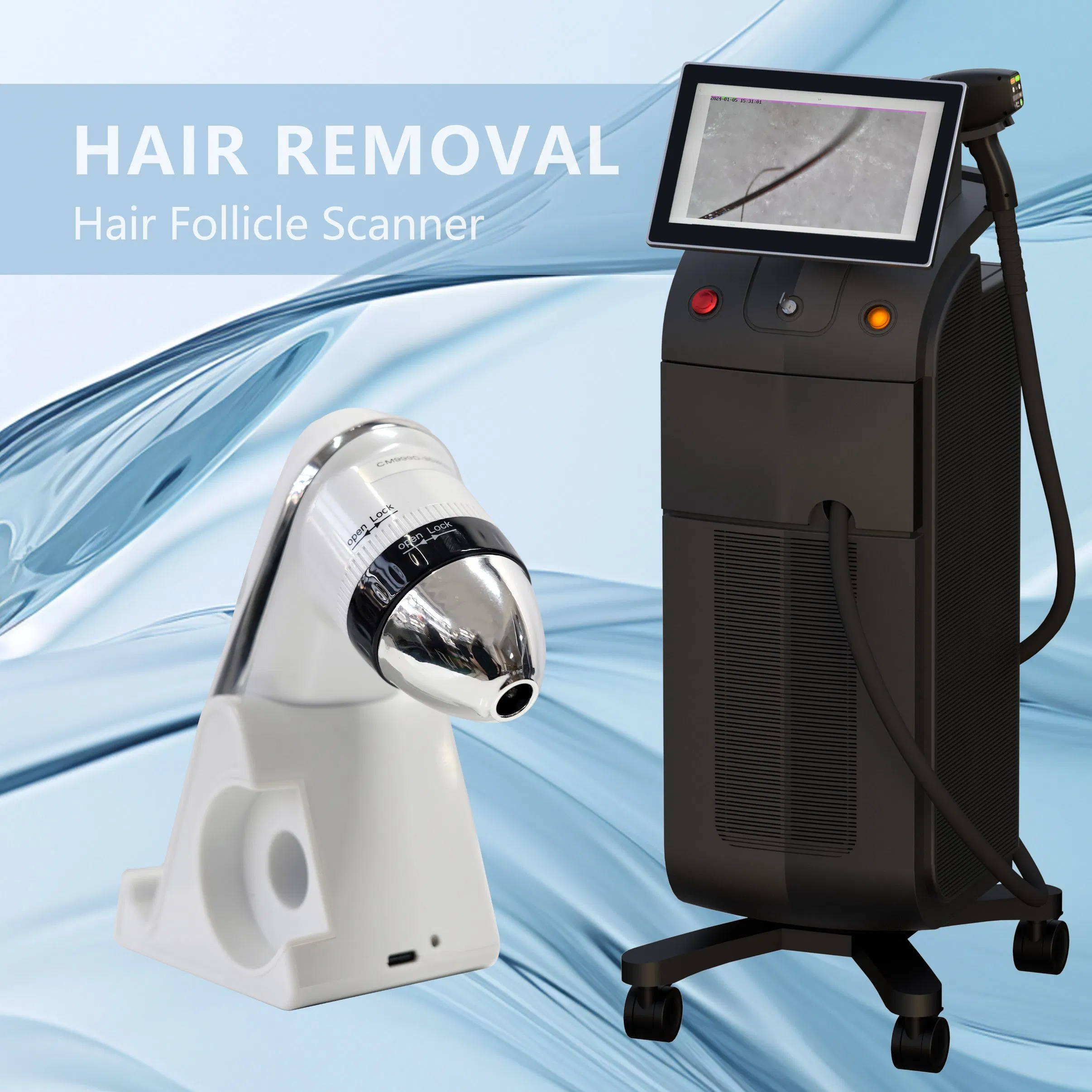 50 Million Shots 4-Wavelength Diode Laser Test Unit – 96.5% Light Transmittance, CE Licensed OEM Manufacturer