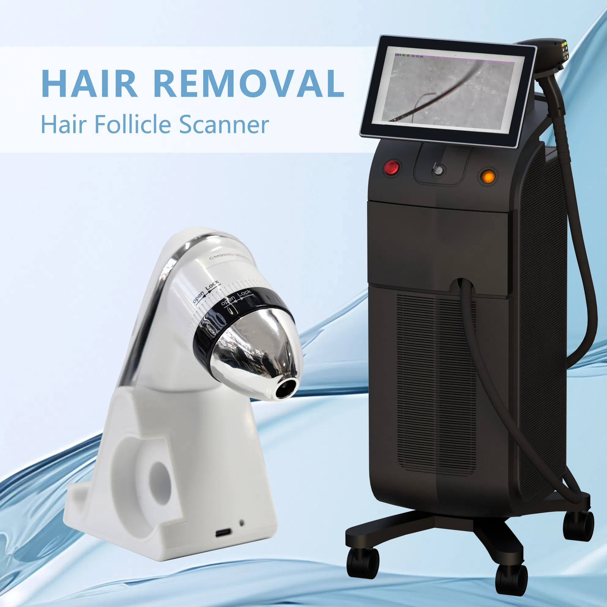 50 Million Shots 4-Wavelength Diode Laser Test Unit – 96.5% Light Transmittance, CE Licensed OEM Manufacturer