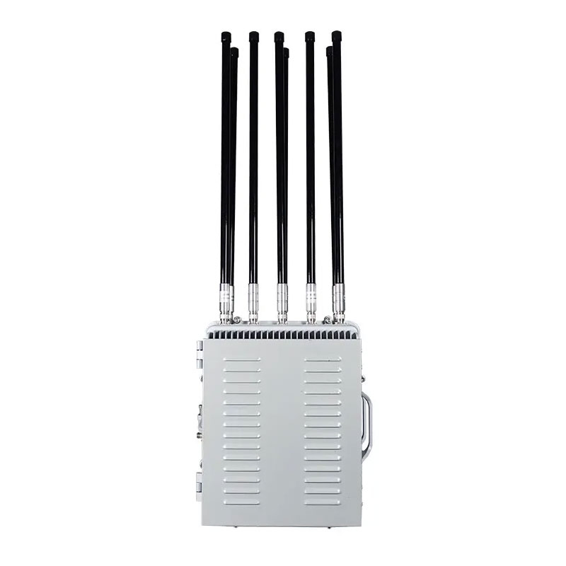 Perimeter Security – Free Sample Available 6-Channel 2km GaN UAV Drone Jammer, CE Verified, 1pc MOQ