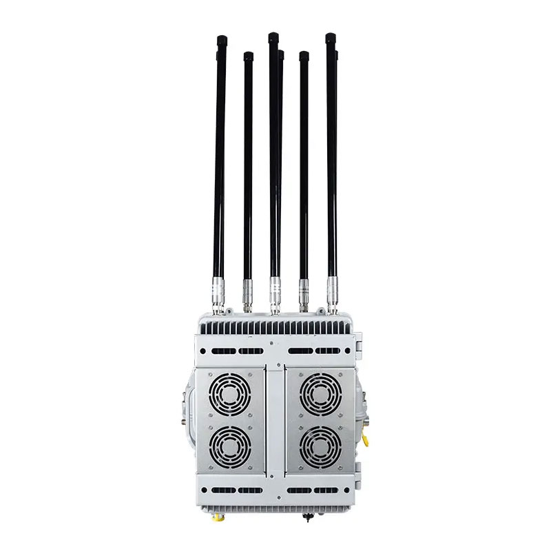Perimeter Security – Free Sample Available 6-Channel 2km GaN UAV Drone Jammer, CE Verified, 1pc MOQ