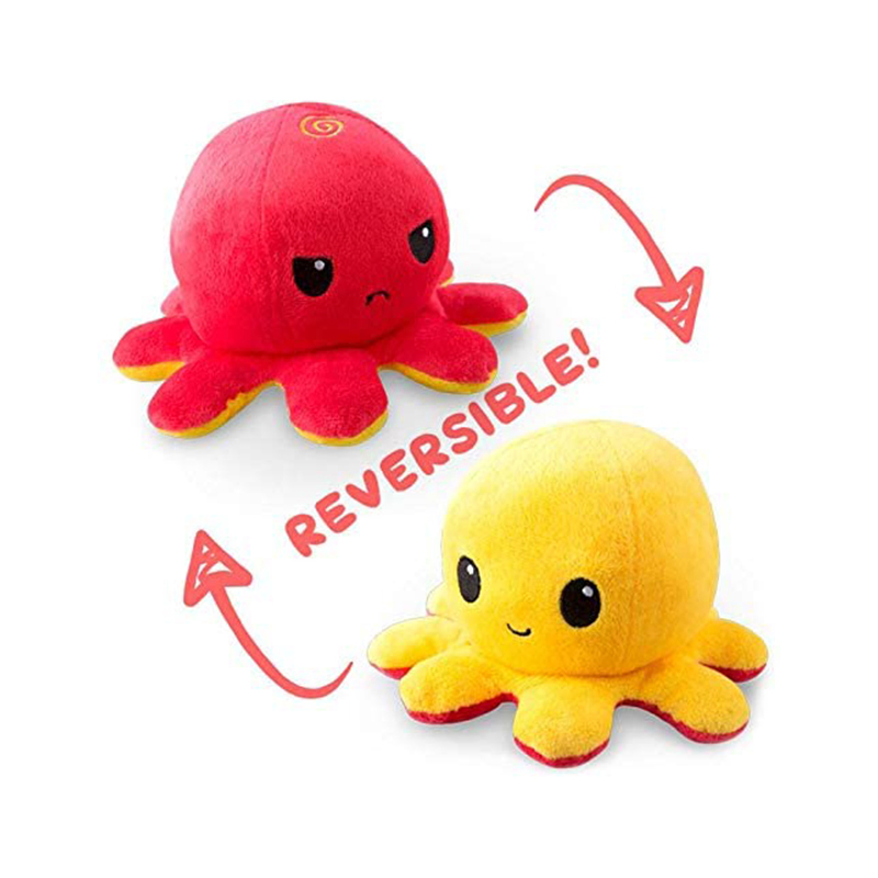 Baby Products & Promotional 20*10cm Handmade Plush Octopus Doll, MOQ 100PCS CE