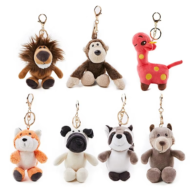 OEM Supply 10cm Custom Plush Stuffed Animal Keychain for Retail Chain – Private Label Ready, CE EN71, 500pcs Pallet MOQ