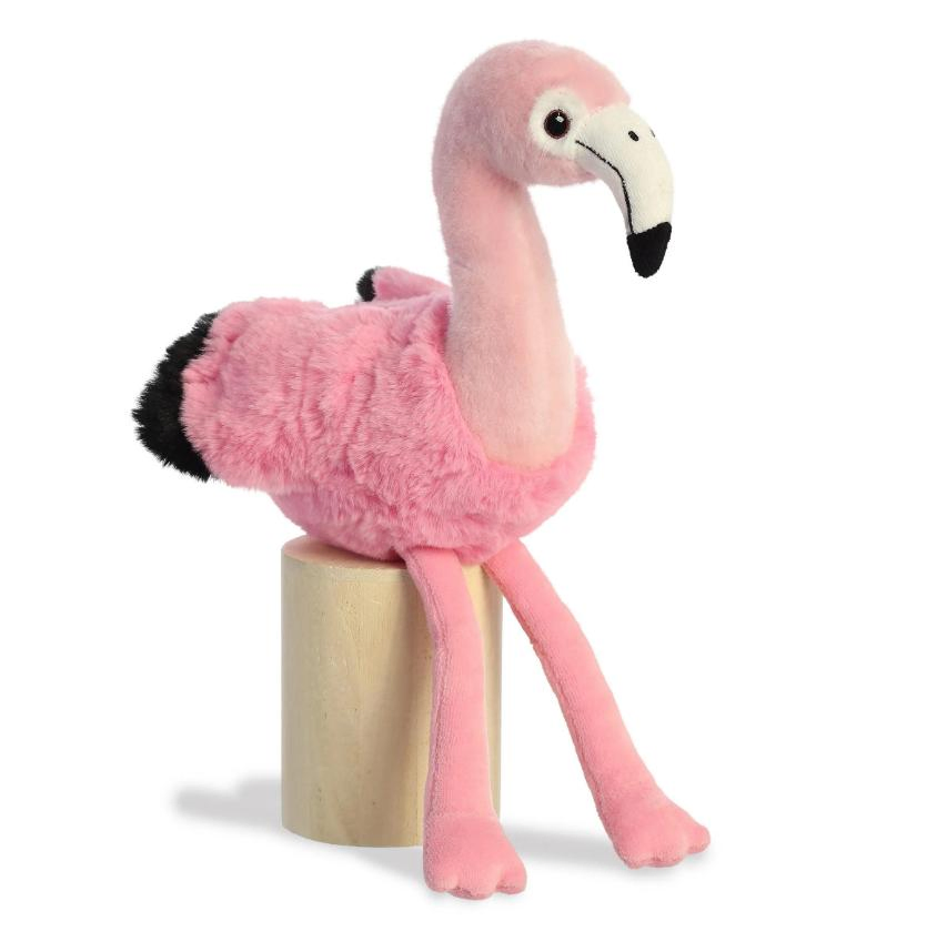 30cm Recycled Flamingo Plush Toy for Industrial Manufacturing – Multi Safety Certified, 50pcs Flexible MOQ, Factory-Direct Supply