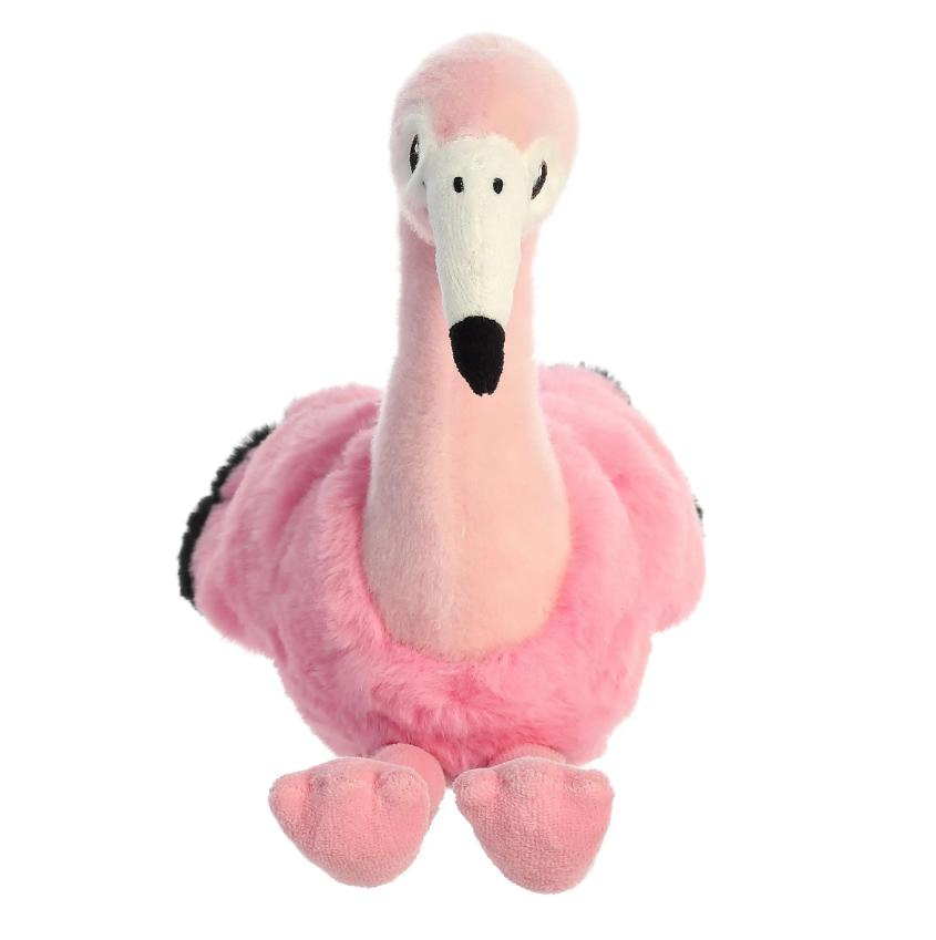 30cm Recycled Flamingo Plush Toy for Industrial Manufacturing – Multi Safety Certified, 50pcs Flexible MOQ, Factory-Direct Supply