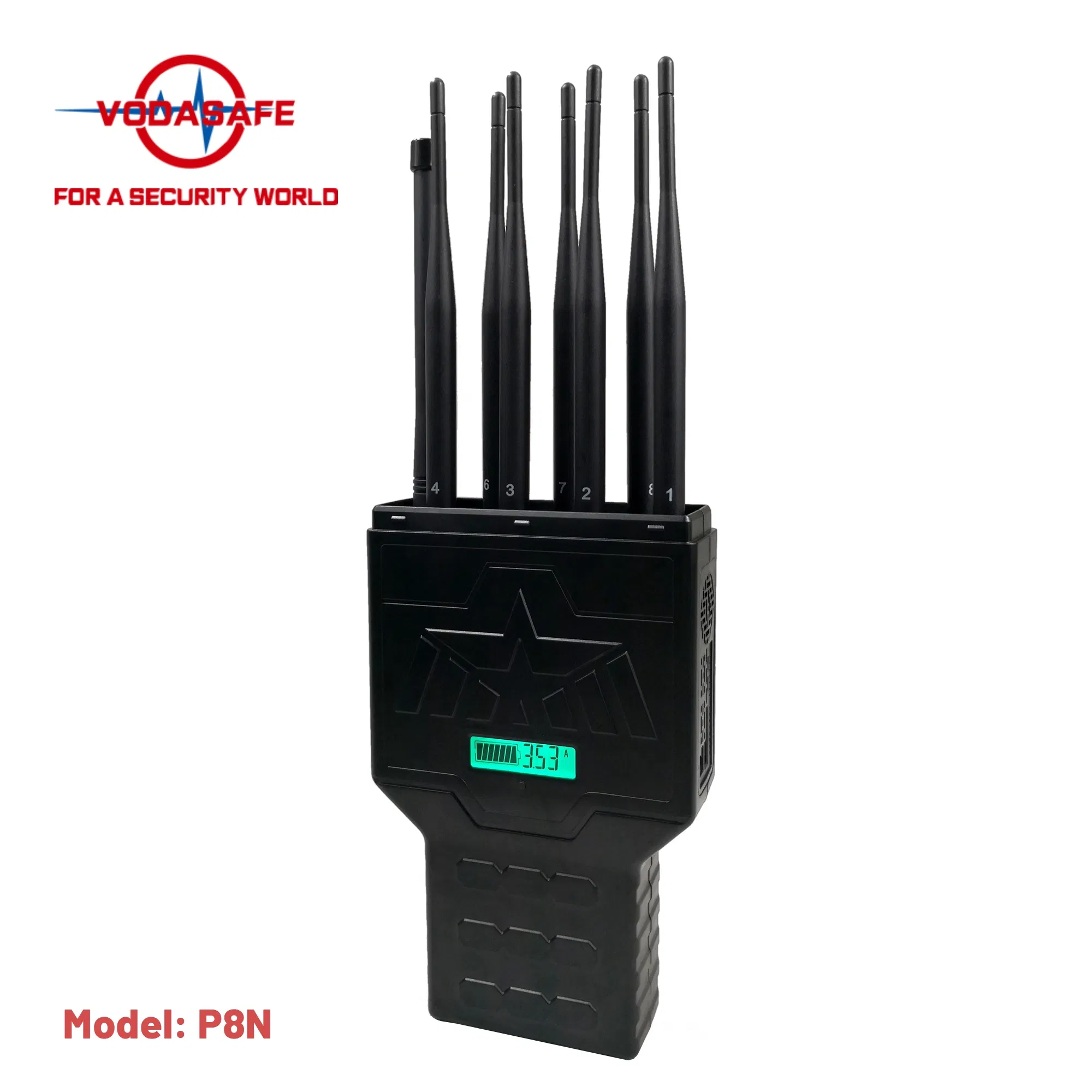 2-30m Jam Radius 2G/3G/4G/WiFi/GPS/Lojack Coverage Vehicle Signal Jammer – Vodasafe P8N, CE, MOQ 1pc