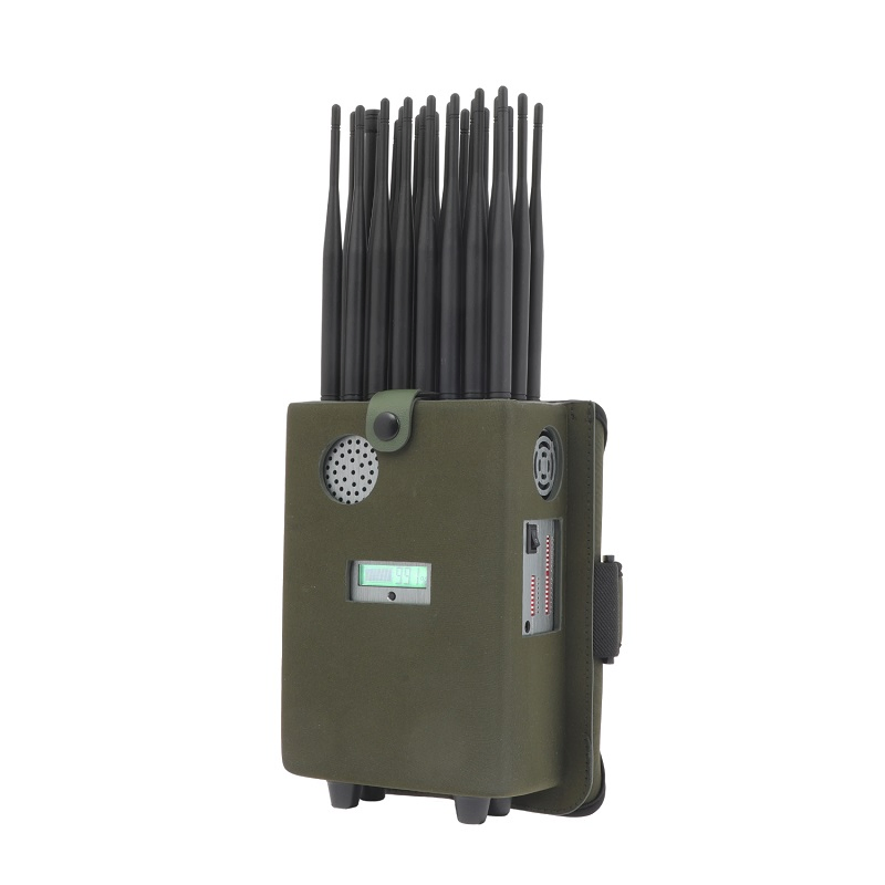 Free Sample Available – 24 Antennas Signal Blocker 24W 2-25m Jam Range, CE Verified MOQ 1pc