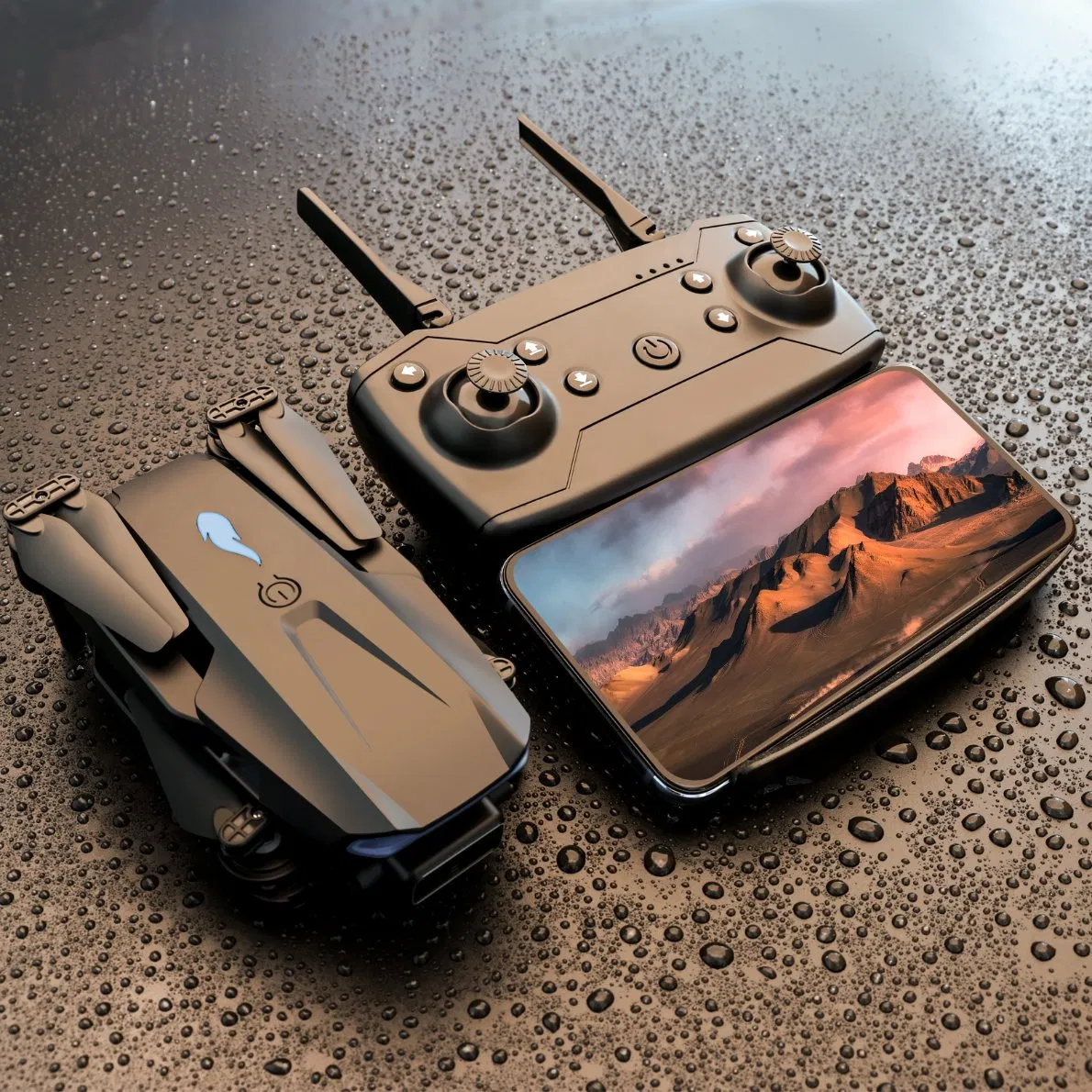 Construction Site Aerial Inspection 4K Dual Camera RC Quadcopter 100m Control Distance CE OEM MOQ 20