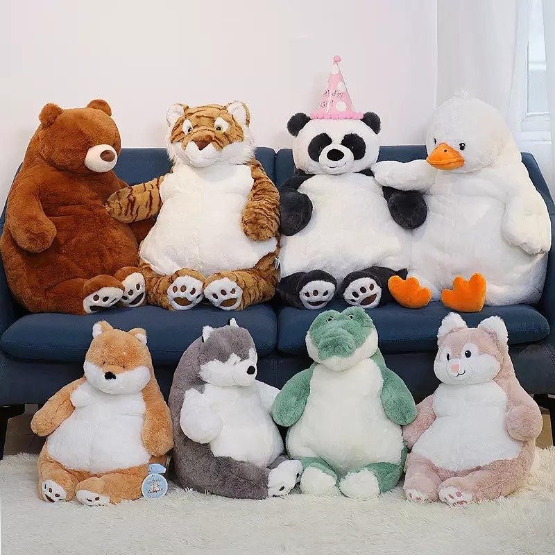 Kids 3-8Y Gift Custom Standing Plush Animal Doll 1000PCS MOQ Fully Compliant for EU/US – CE EN71 CPSIA, Full Docs Included
