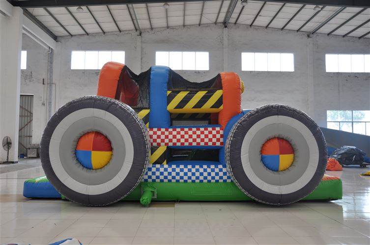 Amusement Park 7x5.2x3.7m 0.55mm PVC Tarpaulin Truck Theme Inflatable Bouncer – MOQ 1PC CE OEM Factory Direct