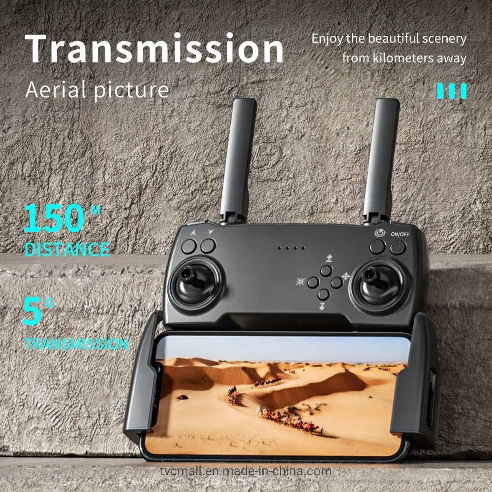 Retail Chain Supply 720p 4-Sided Obstacle Avoidance Folding Drone – Private Label Ready, CE, 50pc Pallet MOQ
