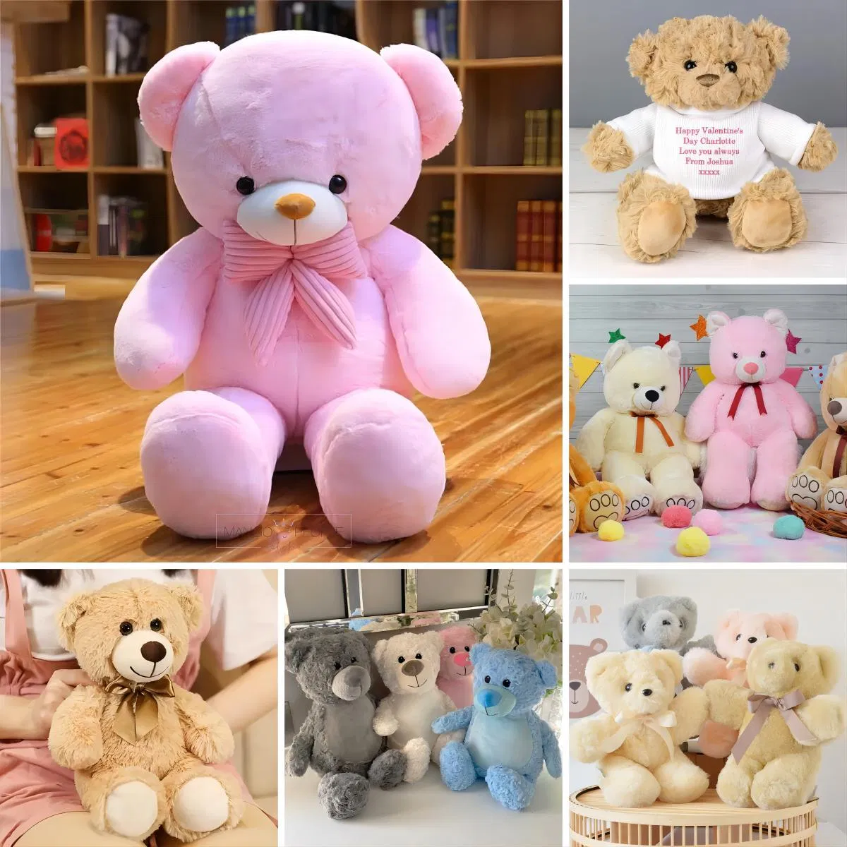 Party Favor Finished Movable Light-Up Plush Teddy Bear – Retail-Ready, White Label, CE, MOQ 500