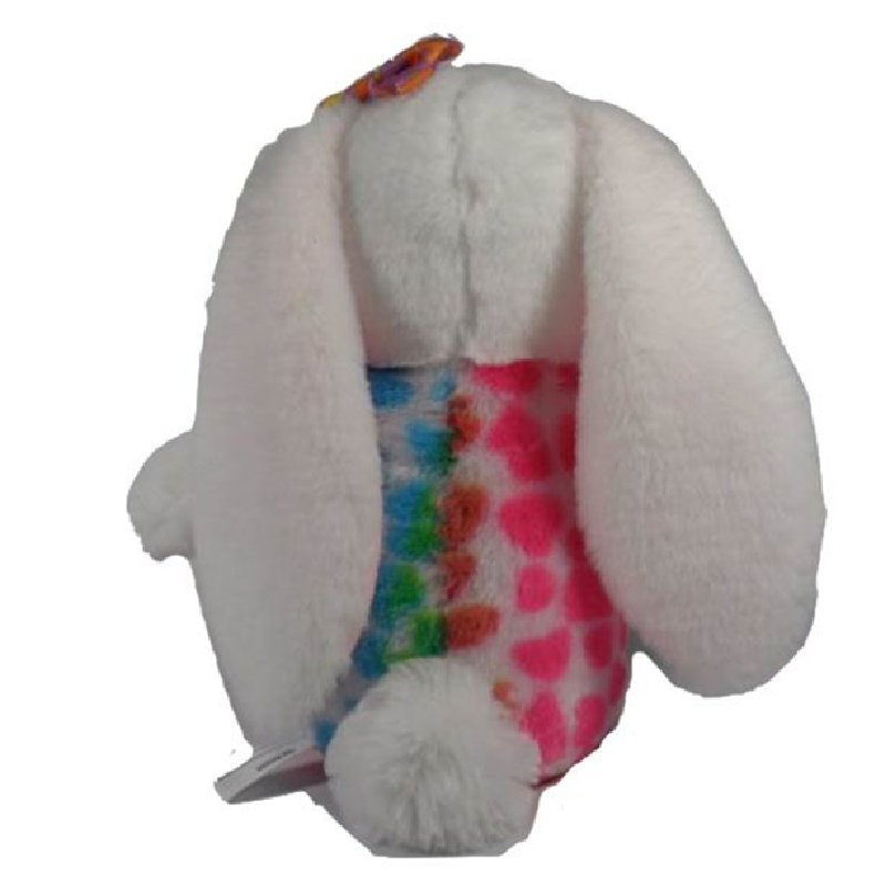 26cm Sitting White Plush Bunny Toy for US Market – CPSIA ASTM Certified, CE REACH Compliant, MOQ 500pcs