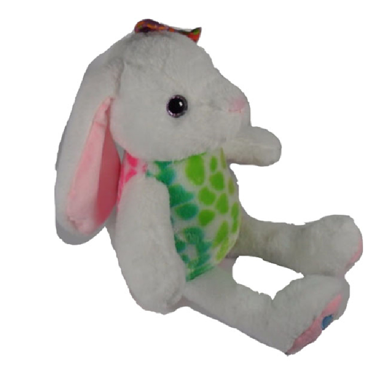 26cm Sitting White Plush Bunny Toy for US Market – CPSIA ASTM Certified, CE REACH Compliant, MOQ 500pcs