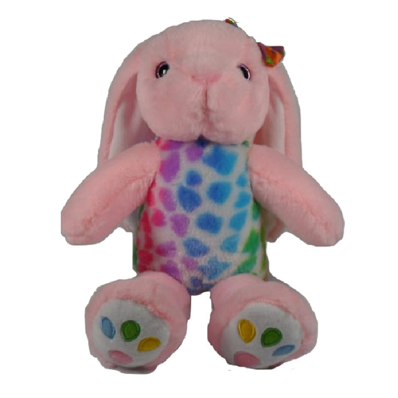 26cm Sitting White Plush Bunny Toy for US Market – CPSIA ASTM Certified, CE REACH Compliant, MOQ 500pcs