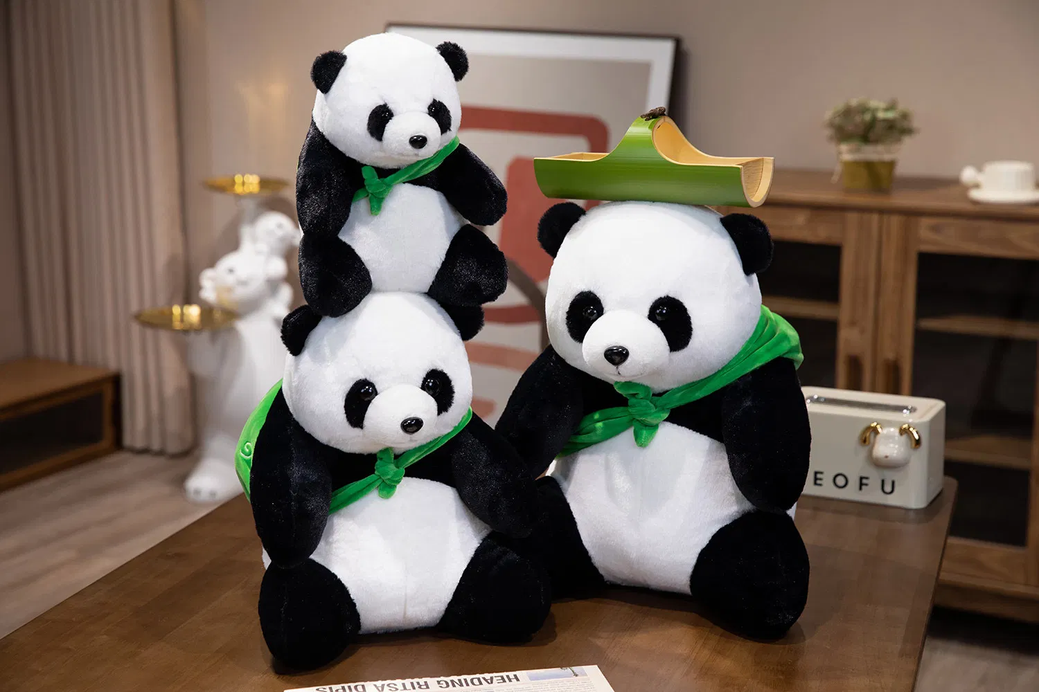 Factory Direct Custom Plush Fat Panda Toys – 11cm-30cm Size, CE/EN71 Certified, MOQ 50pcs, OEM Supply