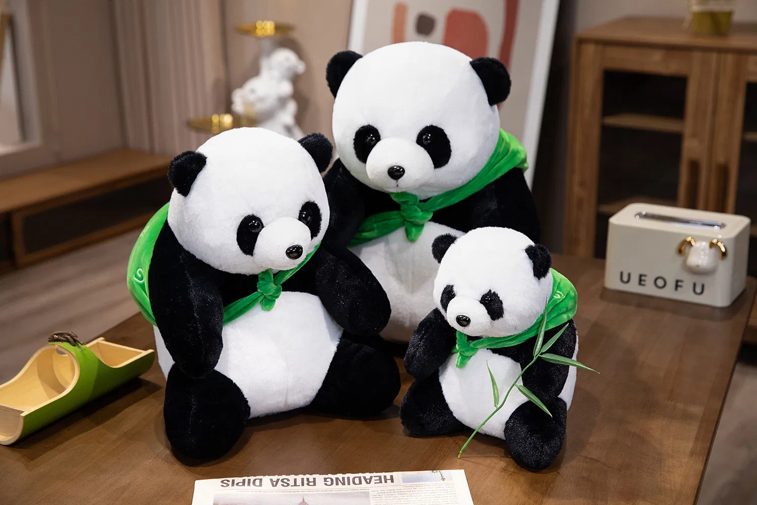 Factory Direct Custom Plush Fat Panda Toys – 11cm-30cm Size, CE/EN71 Certified, MOQ 50pcs, OEM Supply