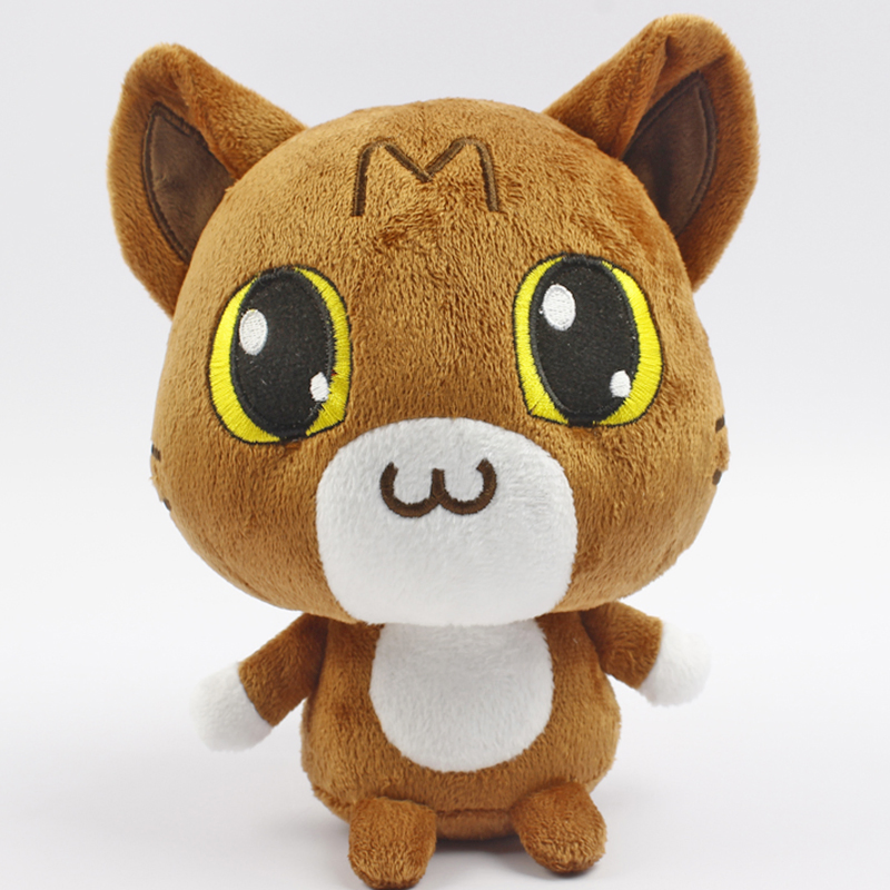 Factory Direct 10cm Sitting Big Eye Cat Plush Toy for Textile & Apparel – CE Certified, OEM, 500pcs MOQ