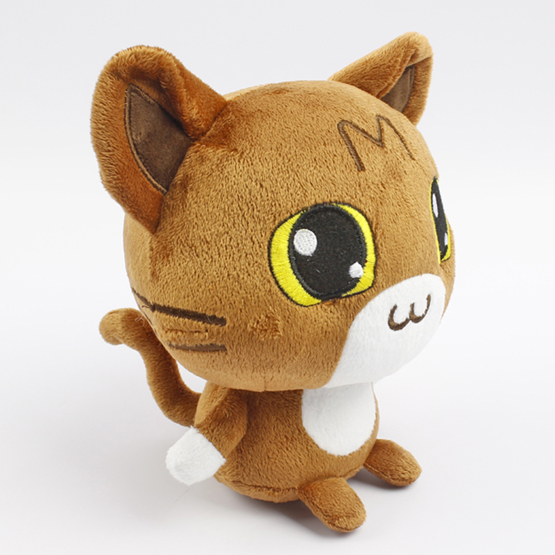 Factory Direct 10cm Sitting Big Eye Cat Plush Toy for Textile & Apparel – CE Certified, OEM, 500pcs MOQ