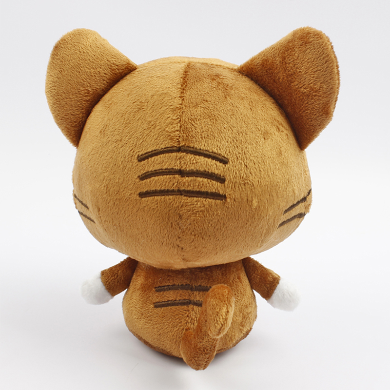 Factory Direct 10cm Sitting Big Eye Cat Plush Toy for Textile & Apparel – CE Certified, OEM, 500pcs MOQ