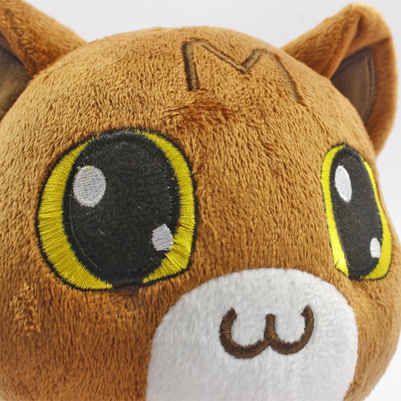 Factory Direct 10cm Sitting Big Eye Cat Plush Toy for Textile & Apparel – CE Certified, OEM, 500pcs MOQ