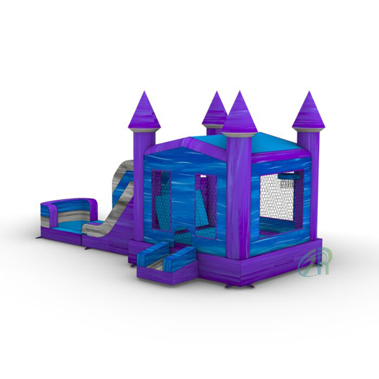 Amusement Park 0.45mm PVC Inflatable Bounce Slide, CE Certified, MOQ 1 Set, Trusted by 620+ Global Buyers