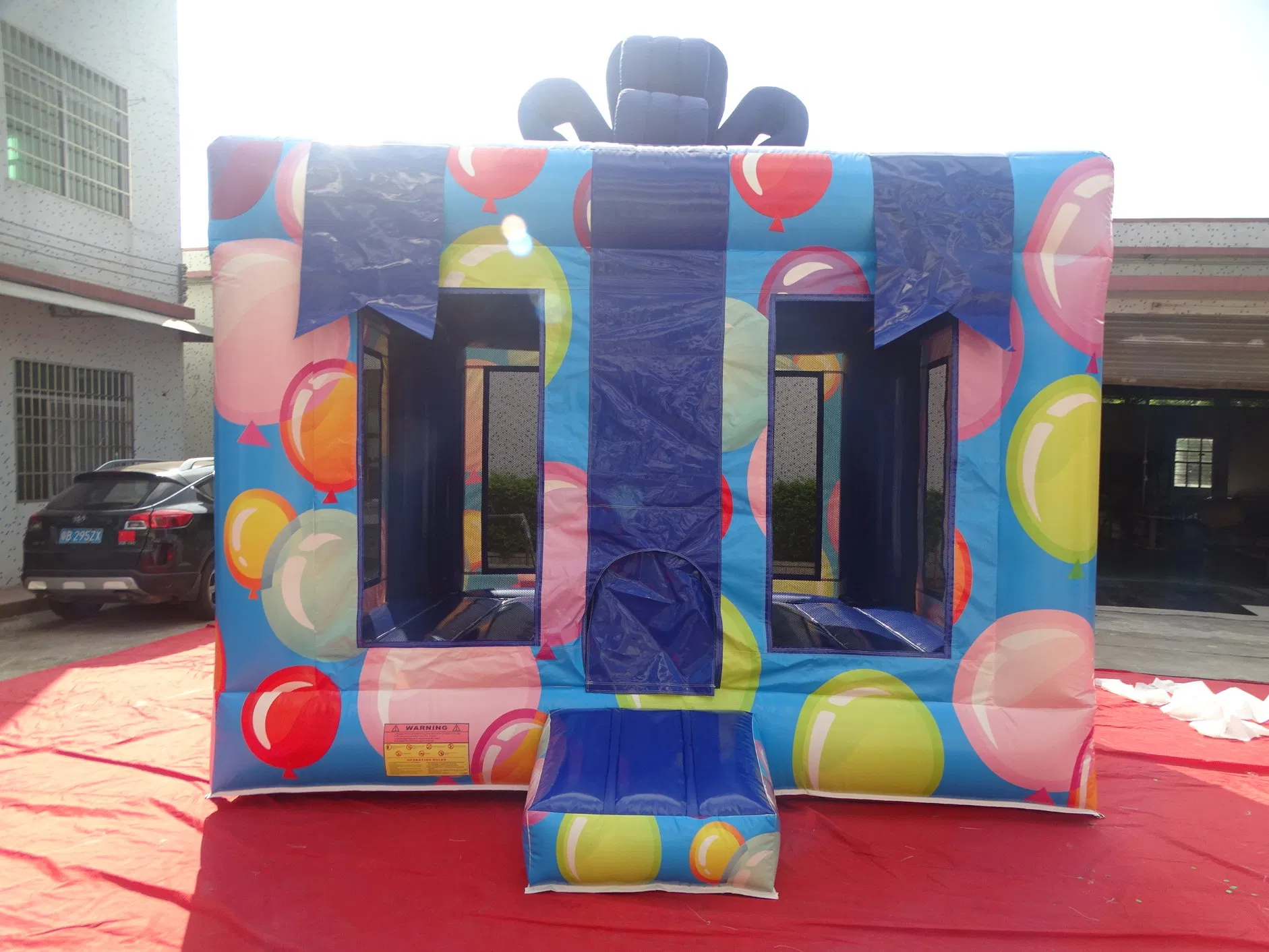 Amusement Park 4x4m Inflatable Bouncer – Factory Price No Middleman, 0.55mm PVC, 1pc MOQ, CE