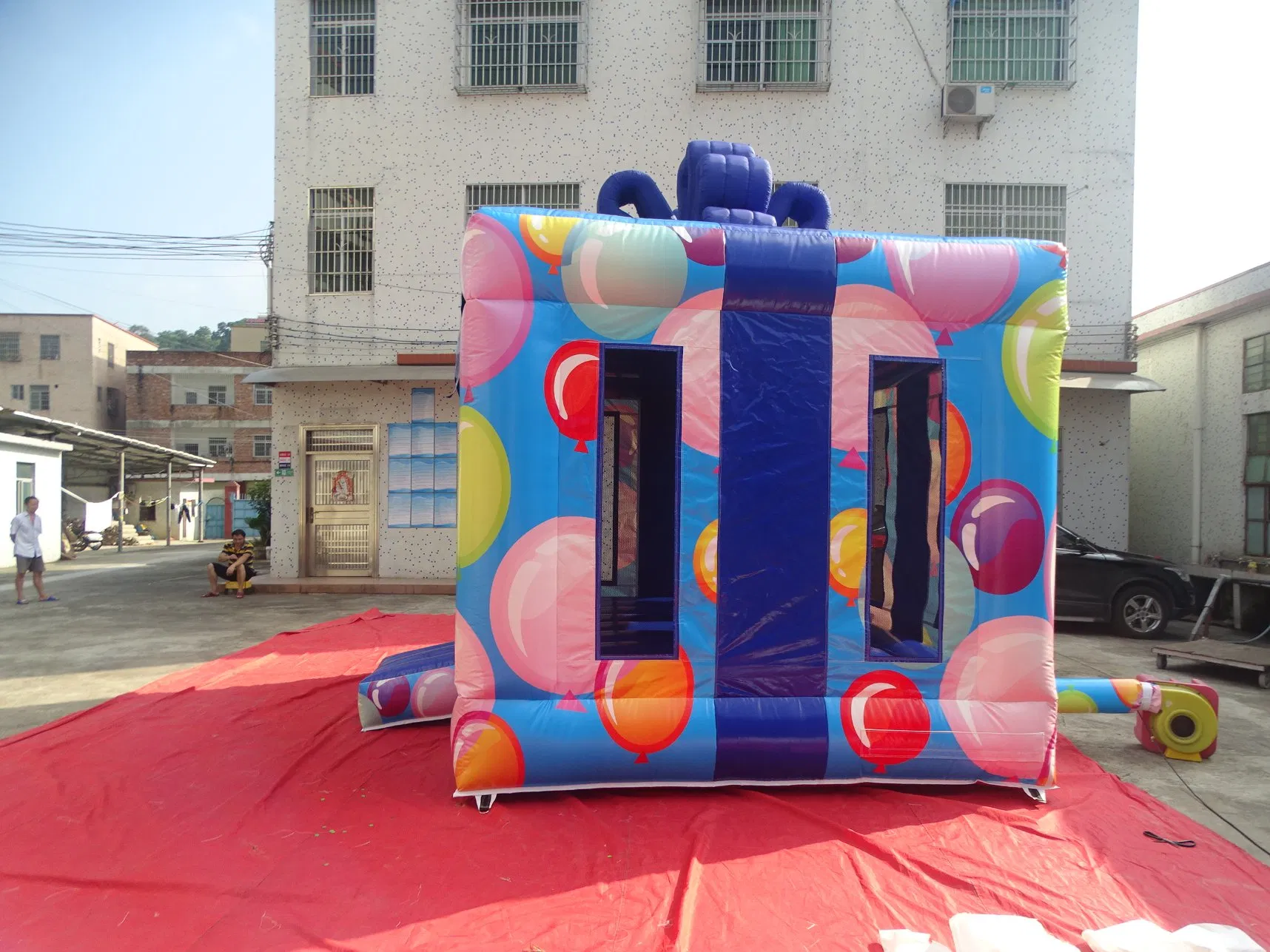 Amusement Park 4x4m Inflatable Bouncer – Factory Price No Middleman, 0.55mm PVC, 1pc MOQ, CE
