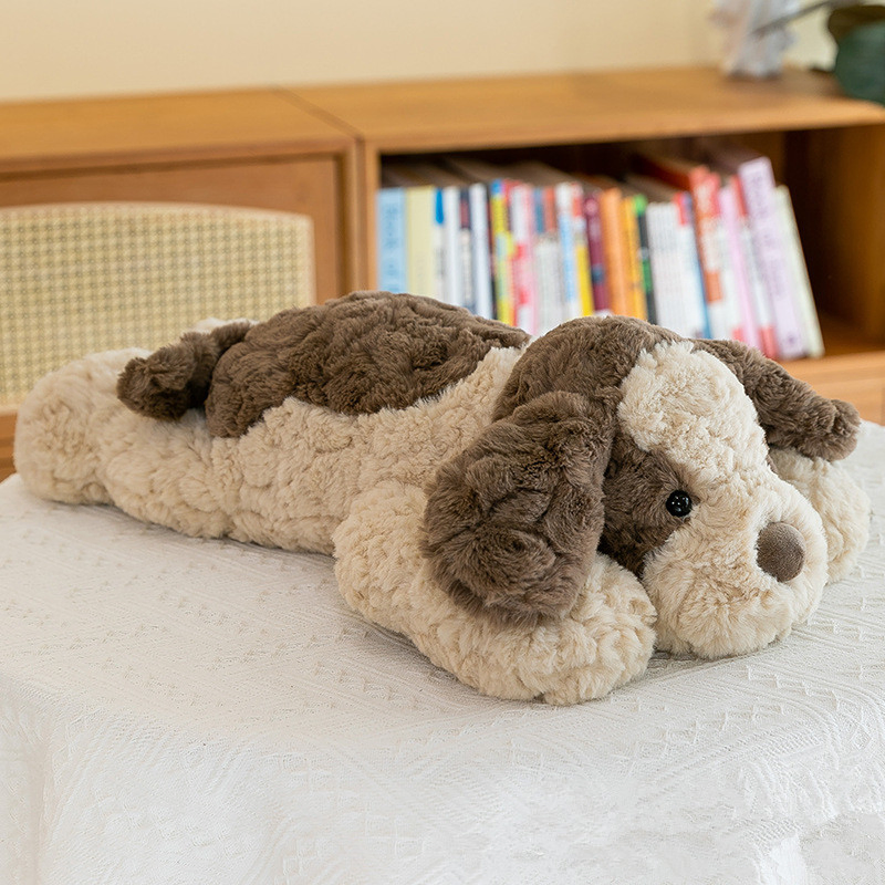 Factory Direct Free Sample Available – 30cm Lying Stuffed Plush Dog Toy, CE EN71 Certified, OEM 50pc MOQ