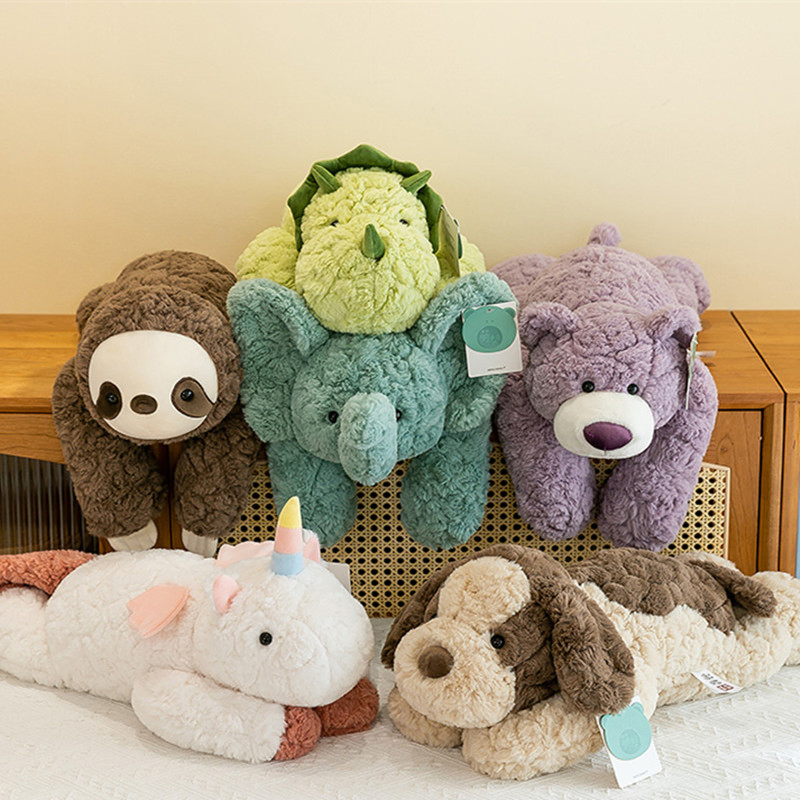 Factory Direct Free Sample Available – 30cm Lying Stuffed Plush Dog Toy, CE EN71 Certified, OEM 50pc MOQ