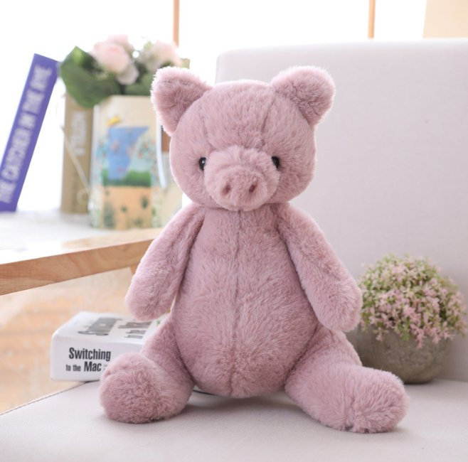 Factory Direct 23cm Sitting Animal Plush Toy for Beauty Brands – Custom Logo, OEM/ODM Available, Low MOQ