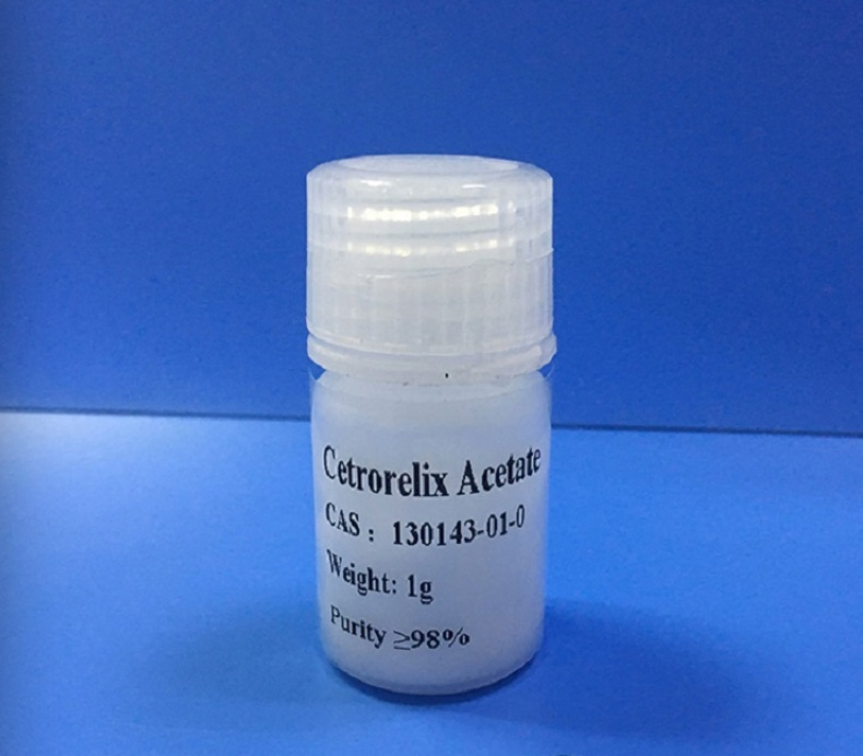 Cetrorelix Acetate Lyophilized Powder – 99.0% Min Purity, 2mg/Vial, ISO9001 Certified, Bulk R&D Supply